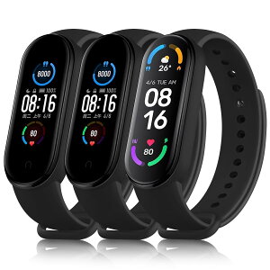 �y���������z[ATUP] �R���p�`�u�� Xiaomi Mi Band 6/5 �o���h �ւ��x���g �_�炩�� �V���R���� �����x���g(��+��+��)