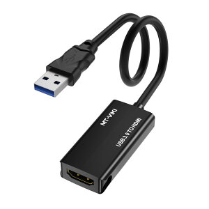 �y���������zMT-VIKI USB 3.0-HDMI�ϊ��A�_�v�^�AUSB�f�B�X�v���C�A�_�v�^ 5Gbps�����`�� �h���C�o�[���� USB3.0 hdmi �ϊ� �P�[�u��USB 3.0-HDMI�I�X-���X�A�_�v�^�A1080P�Ή��AMac OS�AWindows 10/8.1/8/7�Ή� (�P