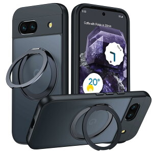�y���������zPixel 8a �p �P�[�X Magsafe�Ή� Google �s�N�Z��8a �J�o�[ 360°��]�X�^���h Uovon �X�}�z�P�[�X �g�уP�[�X ���C�����X�[�d �ԍڃz���_�[ �Ή� �X�g���b�v���t�� ������ �w��h�~ ���h