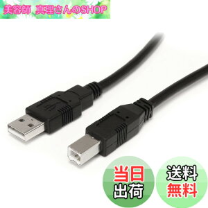 �y���������zStarTech.com USB 2.0 ���s�[�^�[�P�[�u�� 9.1m USB-A(�I�X) - USB-B(�I�X) 480Mbps �u���b�N USB2HAB30AC