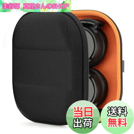 【送料無料】Geekria Shield ヘッドホンケース ソニー Sony MDR-ZX300、MDR-ZX110 等対応 交換用ハードシェル トラベルキャリーバッグ ケーブル収納付き (ブラック)