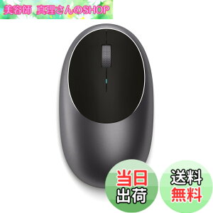 �y���������zSATECHI M1 ���� ���C�����X �}�E�X �A���~���iUSB-C�[�d���A1200DPI�A�l�ԍH�w�f�U�C���Ή���Bluetooth�}�E�X�AMacBook Air & Pro�A�m�[�gPC�AiPad�ȂǑΉ��j�| �X�y�[�X�O���[