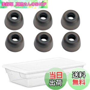 �y���������zA-Focus �C���[�s�[�X �C���[�`�b�v Jabra Elite 65t �C Jabra Elite Active 65t �C Galaxy Buds ���C���z���p �V���R�����`�b�v S�T�C�Y 3�y�A �yFit In Case�z Glay (DZ3S)