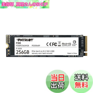 �y���������zPatriot Memory P300 256GB M.2 SSD 2280 NVMe PCIe Gen 3x4 �����^SSD P300P256GM28