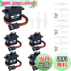 �y���������zMiuzei �T�[�{���[�^�[ �}�C�N���T�[�{ 9g 180° 5���^���M�A ���g���N RC�w���R�v�^�[/��s�@/�{�[�g/���{�b�g/Arduino�ɓK�p