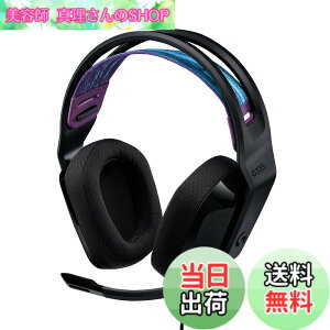 �y���������zLogicool G �Q�[�~���O�w�b�h�Z�b�g G335 �Q�[�~���O �w�b�h�Z�b�g G335BK �y�� 222g 3.5mm �L�� ���̉��� �X�e���I 2.1ch �t���b�v�~���[�g �}�C�N�t�� PS5 PS4 PC Switch 2 Xbox �X�}�z �Ή� �w�b