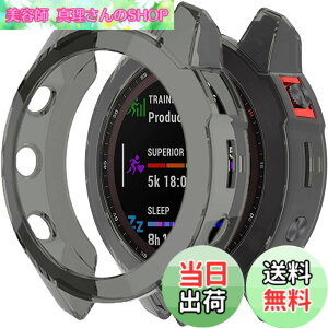 �y���������zMiimall�Ή�Garmin Epix Gen2/Epix Steel�P�[�X TPU�ގ� �\�t�g �Ռ��z�� �y�� ���^ �K�[�~�� Epix Gen2 �J�o�[ �����h�~ �����Ή� �E���ȒP Epix Gen2�ی�J�o�[ �o���p�[�i�N���A�u���b�N�j