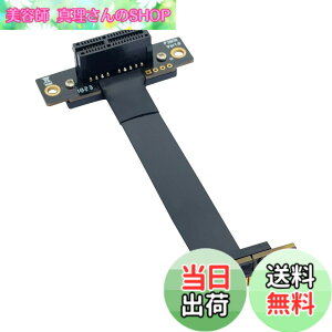 �y���������z10Gtek PCIE 3.0 �����P�[�u�� X1 to X1 �I�X-���X �X���b�g 90°to 90° ���C�U�[�P�[�u�� ���C�U�[�J�[�h �G�N�X�e���_�[�P�[�u�� ���h�~EMI�f�� 30cm (P311MF5530)
