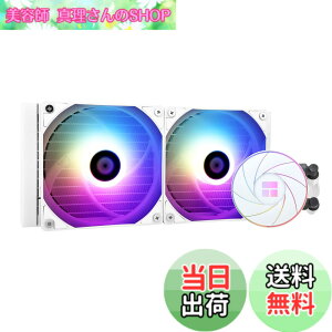 �y���������zThermalright AQUA ELITE 240 WHITE ARGB ����CPU�N�[���[�A240��p��T�C�Y�A120mm PWM�t�@��x2�AS-FDB�x�A�����O�AAMD/AM4/AM5�AINTEL LGA1150/1151/1155/1156/1200/20XX/ �p ARGB�I�[���C������ 1700