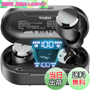 �y���������zTOZO Tones Dots�iT12�j ���C�����X�C���z�� �ɏ�̉��̌� ���͂��@�ׂȉ� LED�f�B�X�v���C�d�r�c�ʕ\�� �h�����\ ENC�m�C�Y�L�����Z�����O �J�X�^��EQ ��p�A�v���Ή� �^�b�`���� 