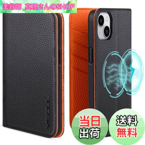 �y���������zVISOUL iPhone15 Plus �Ή� �P�[�X �蒠�^ �{�v MagSafe�Ή� �X�}�z�P�[�X�A�C�t�H��15 Plus �P�[�X ���U�[�P�[�X �蒠�^�P�[�X �J�[�h���[ �g�уP�[�X �S�ʕی� �}�O�l�b�g�� �_���TPU�f