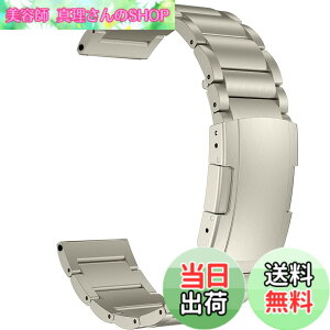�y���������zMaKTech �`�^���o���h�A20mm�y�ʃ����s�[�X���^�������N�u���X���b�g�ASamsung Galaxy Watch 7 FE 6 5 4,40/42/43/44/45/46/47mm,Huawei GT 4/3-41/42mm�ɑΉ� (�`�^���F)