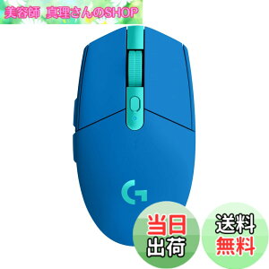 �y���������zLogicool G �Q�[�~���O�}�E�X G304 LIGHTSPEED ���C�����X �}�E�X G304-BL �y�� 99g HERO 12K�Z���T�[ 6�v���O�����{�^�� 250���ԘA���g�p�\ �u���[ PC windows mac �������K�i �y �t�@�C�i���t