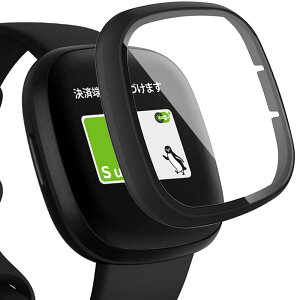 �y���������zMiimall�y��̌^�P�[�X�zFitbit(�t�B�b�g�r�b�g)Sense/Versa 3 ��p�P�[�X Fitbit Versa3 �K���X�t�C���� �҂�����Ή� �C�菝�h�~ �h�Ռ� �����ߗ� �J�o�[ �t�B�b�g�r�b�gVersa 3 �t���ی�t