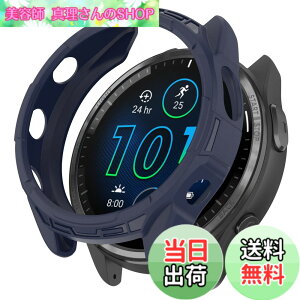 �y���������z�mRuenTech�n�Ή�GARMIN Forerunner 965�P�[�X �ی�P�[�X Garmin Forerunner 965�p�J�o�[ 6�F�I �\�t�g�V���R���� �v���e�N�^�[�J�o�[ �ϏՌ� �y�� ���t���ȒP