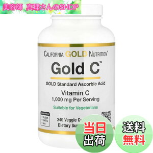 �y���������zCalifornia Gold Nutrition, Gold C�i�S�[���hC�j�AUSP �O���[�h�r�^�~��C�A1,000mg�A�x�W�J�v�Z��240��