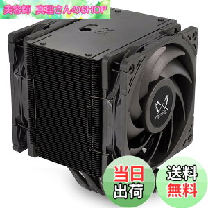 �y���������zSCYTHE �T�C�Y �T�C�h�t���[�^CPU�N�[���[ MUGEN6 BLACK EDITION �f���A���t�@�� 6mm�a�q�[�g�p�C�vx6 SCMG-6000DBE �F�F�u���b�N