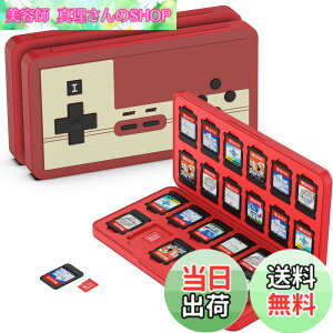 �y���������zGeeRic 24�� �Q�[���J�[�h ���[�{�b�N�X �X�C�b�` �Ή� �\�t�g�P�[�X 24��Micro SD �������[�J�[�h ���[�� Switch/Switch Lite/Switch OLED ���f���Ή� �R���p�N�g ���^ �y�� �h�o �����^ ����