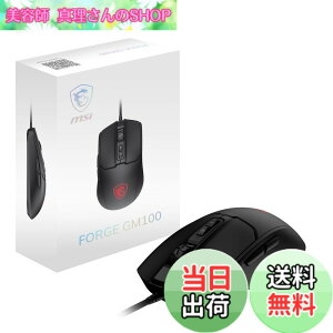 �y���������z�y����zMSI FORGE GM100 �I�v�e�B�J�� �Q�[�~���O�}�E�X �L�� MS0716 �F�F�u���b�N