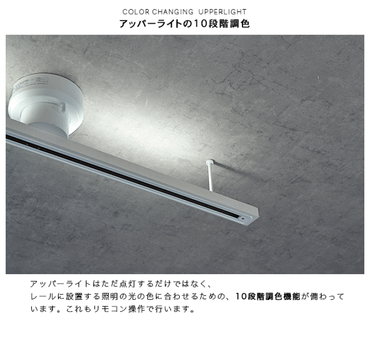 楽天市場】ダクトレール ライティングレール 上部LED間接照明付