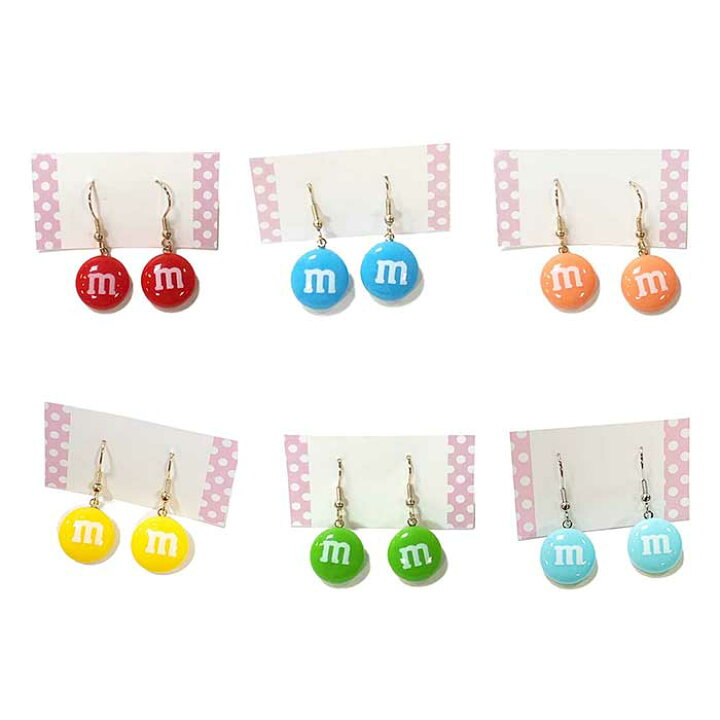楽天市場】【クリックポスト対応 送料無料】単品1色 ピアス2 m&m