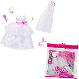 【クリックポスト 送料無料込】 ウエディングドレス＆ベール バービー ファッションパック はなよめ バービー Barbie おしごと ファッション きせかえ 着せ替え 女の子のおもちゃ マテル