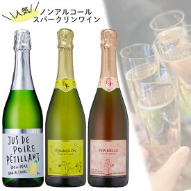 送料無料 【ノンアル セット】選べる2本セット or 人気 3本セット / ノンアルコール シャンパン ルポルミエ ペピネル ポミヨン ラシャス 750ml エルダーフラワー りんご 洋梨 シードル ロゼ バーベキュー BBQ 母の日 誕生日 クリスマス