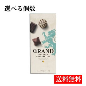 クール便 送料無料【選べる個数 プラリネ】GRAND グランド プラリネアソート チョコレート 40g バレンタイン チョコレート チョコ ホワイトデー お礼