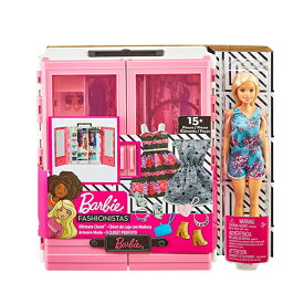 【送料無料 100 サイズでお届け】バービーとピンクなクローゼット ドール＆ファッションセット Barbie バービースタイル バービー 人形 クリスマス プレゼント おもちゃ サンタ お正月 誕生日