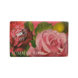 【送料無料 ローズ石鹸】English Soap Company イングリッシュソープカンパニー KEW GARDEN キュー・ガーデン Summer Rose サマーローズLuxury Shea Soaps シアソープ イギリスの石鹸