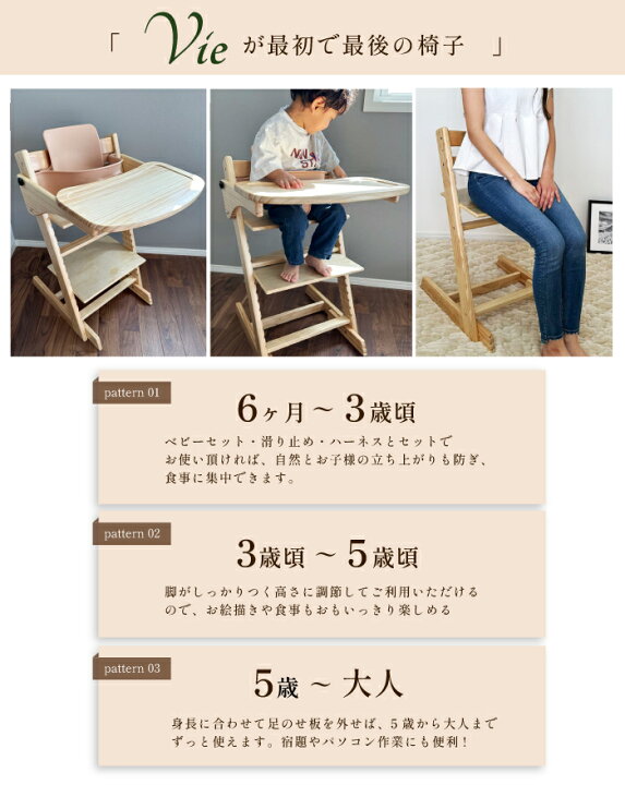 楽天市場】【7点セット】14段階調節ベビーチェア ハイチェア キッズ 