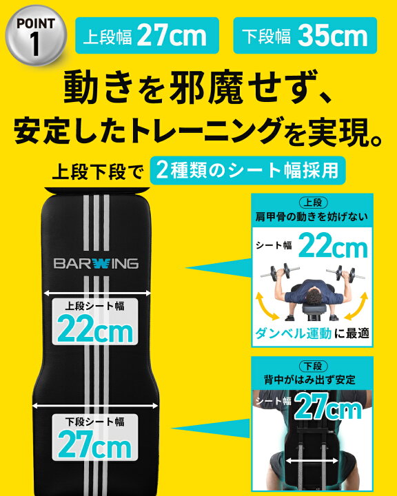 楽天市場】□4/17迄 最大1,820円OFF□ 3WAYトレーニングベンチ インク 