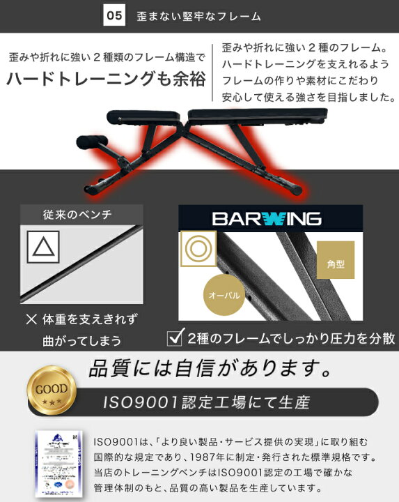 楽天市場】【努力価格】 4WAY トレーニングベンチ インクラインベンチ 