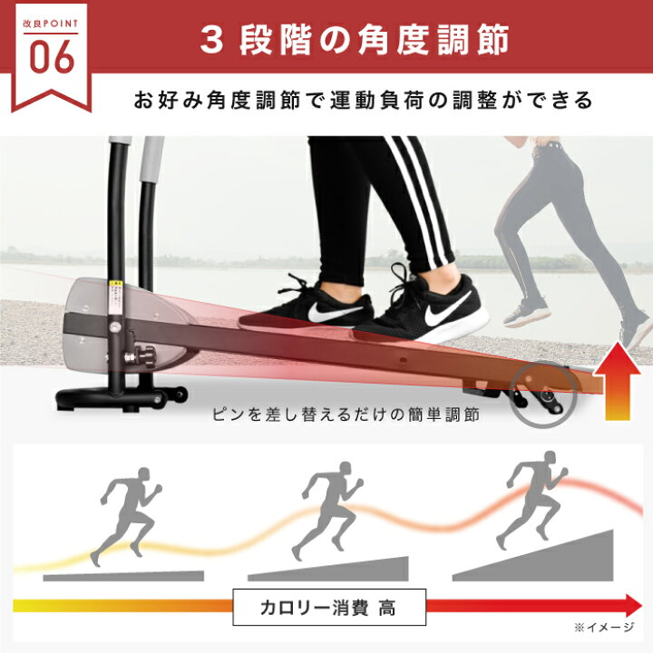 楽天市場】□4/17迄 お買い物マラソン□ ルームランナー 電動 MAX8km 