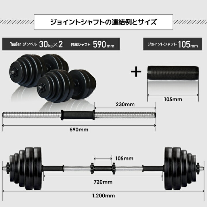 楽天市場】□7/27迄 最大1,000円OFF□ ダンベル 30kg 2個セット 