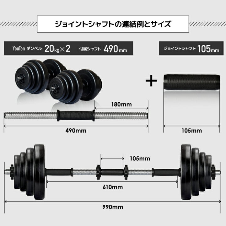 楽天市場】□4/17迄 お買い物マラソン□ ダンベル 20kg 2個セット 