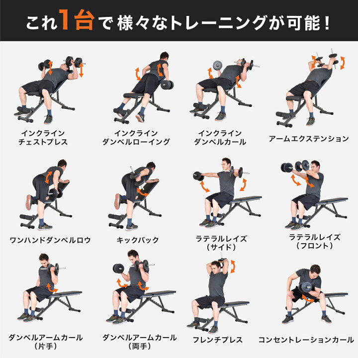 楽天市場 1年保証 4wayトレーニングベンチ アジャスタブルベンチ デクラインベンチ インクラインベンチ フラットベンチ ダンベル トレーニング ベンチ ベンチプレス ホームジム マルチポジションベンチ トレーニングマシン ダンベル シットアップ クランチ Youten