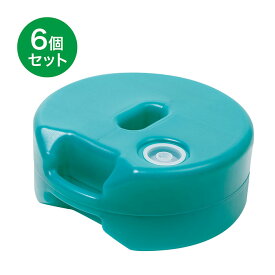 フェンス用おもし タンクベース 緑色 6個セット 満水時10kg 重り 重し