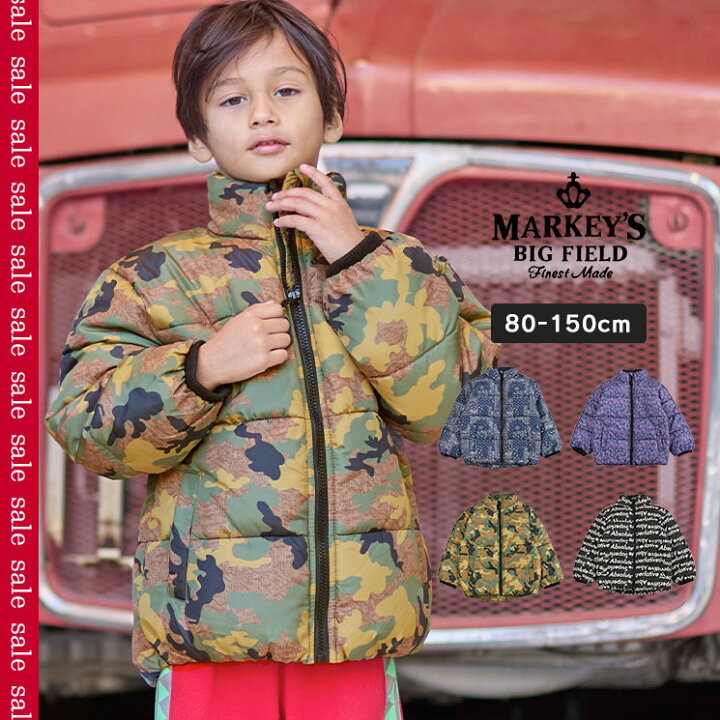 楽天市場】【MORE SALE／36%OFF】総柄スタンドカラーブルゾン 子供服 