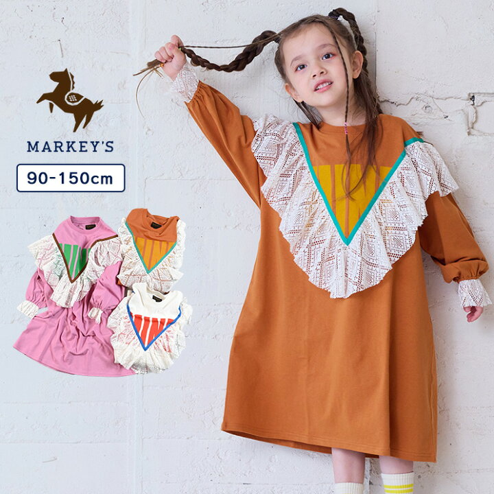 楽天市場】【FINAL SALE／50%OFF】レースフリルワンピース マーキーズ 