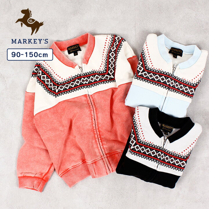 楽天市場】【MORE SALE／60%OFF】雪柄フルジップスウェット 子供服 綿 