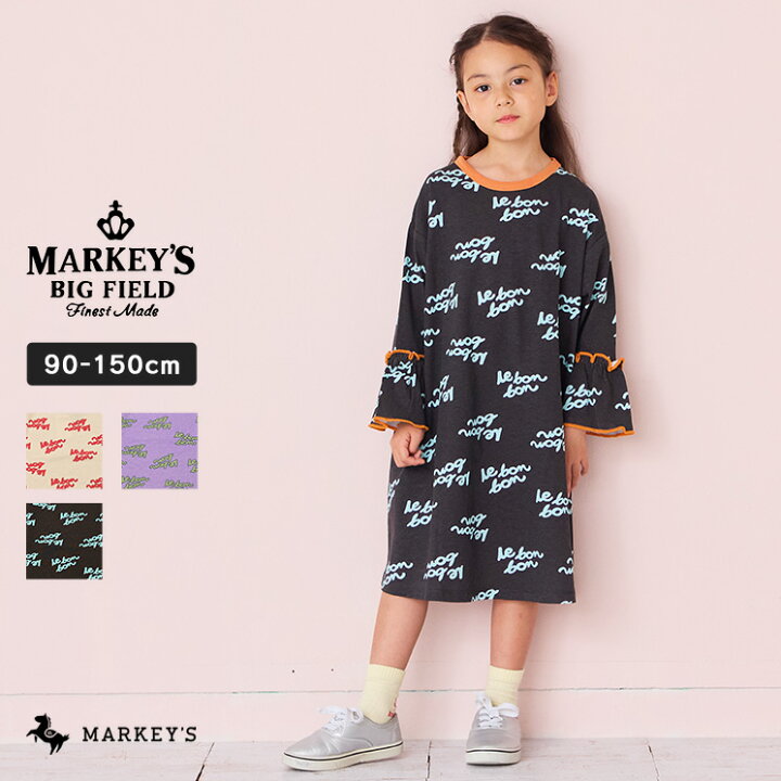 楽天市場】【SALE／17%OFF】総柄ベルスリーブワンピース マーキーズ  