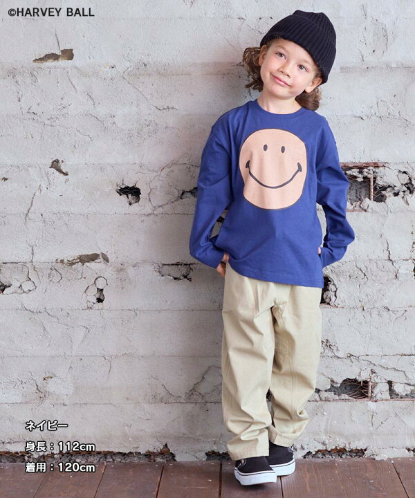 楽天市場】【別注】SMILEY FACE プリントロンTee マーキーズ 子供服  