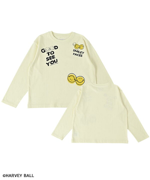 楽天市場】【別注】SMILEY FACE プリントロンTee マーキーズ 子供服  