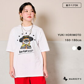 【別注】YUKI HORIMOTO WANTED Tシャツ（大人） YUKI HORIMOTO マーキーズ 子供服 キッズ ベビー 男の子 女の子 大人 メンズ レディース トップス 半袖 2024SS