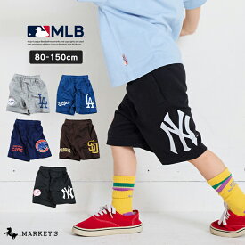 【クリアランスSALE／40%OFF】【別注】MLB ビッグロゴショーツマーキーズ 子供服 キッズ ベビー 男の子 女の子 ボトムス ショートパンツ 2025SS【メール便対象／日時指定不可】