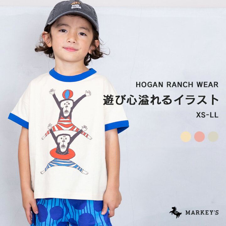 リンガープリントTシャツ マーキーズ 子供服 キッズ ベビー 男の子 女の子 トップス 半袖 2023SS 80cm 90cm 95cm 100cm 110cm 120cm 130cm 140cm 150cm MARKEY ユニクロ ピンク Tシャツ 90センチ トップス