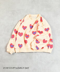 【SALE／20%OFF】【再入荷】総柄トレーナー 長袖 子供服 綿100% キッズ ベビー 男の子 女の子 トップス スウェット プリント かわいい 総柄 イラスト 2025AW