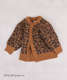 【SALE／10%OFF】【マシンウォッシャブル】Wジャガードニットカーディガン（S-LL）子供服 キッズ ベビー 女の子 男の子 トップス 長袖 セーター 2025AW