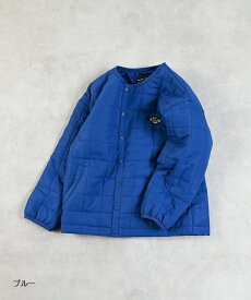 【SALE／21%OFF】【マシンウォッシャブル】スクエアキルトノーカラージャケット 子供服 キッズ ベビー 男の子 女の子 アウター 長袖 2025AW